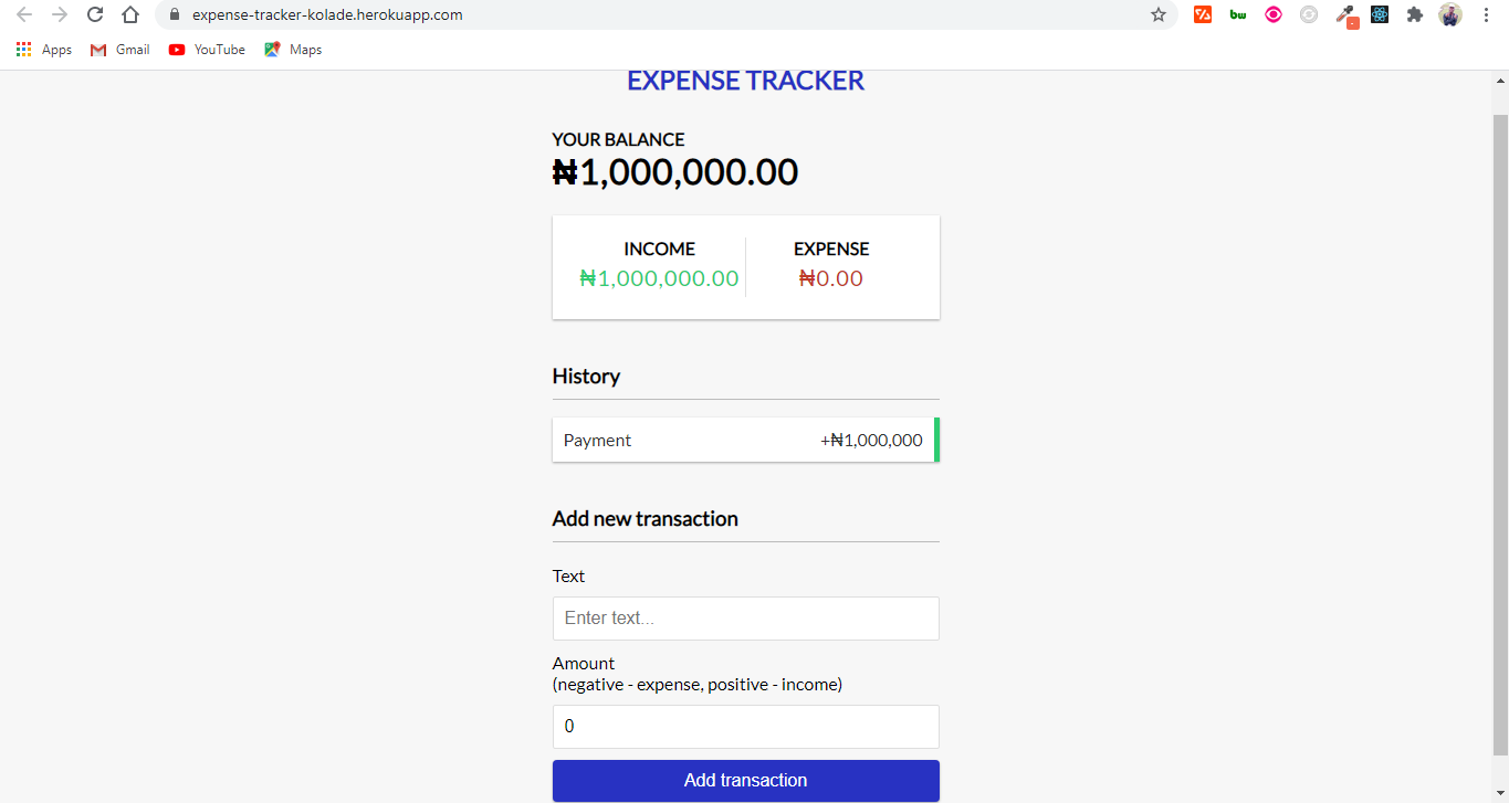 expenseTracker